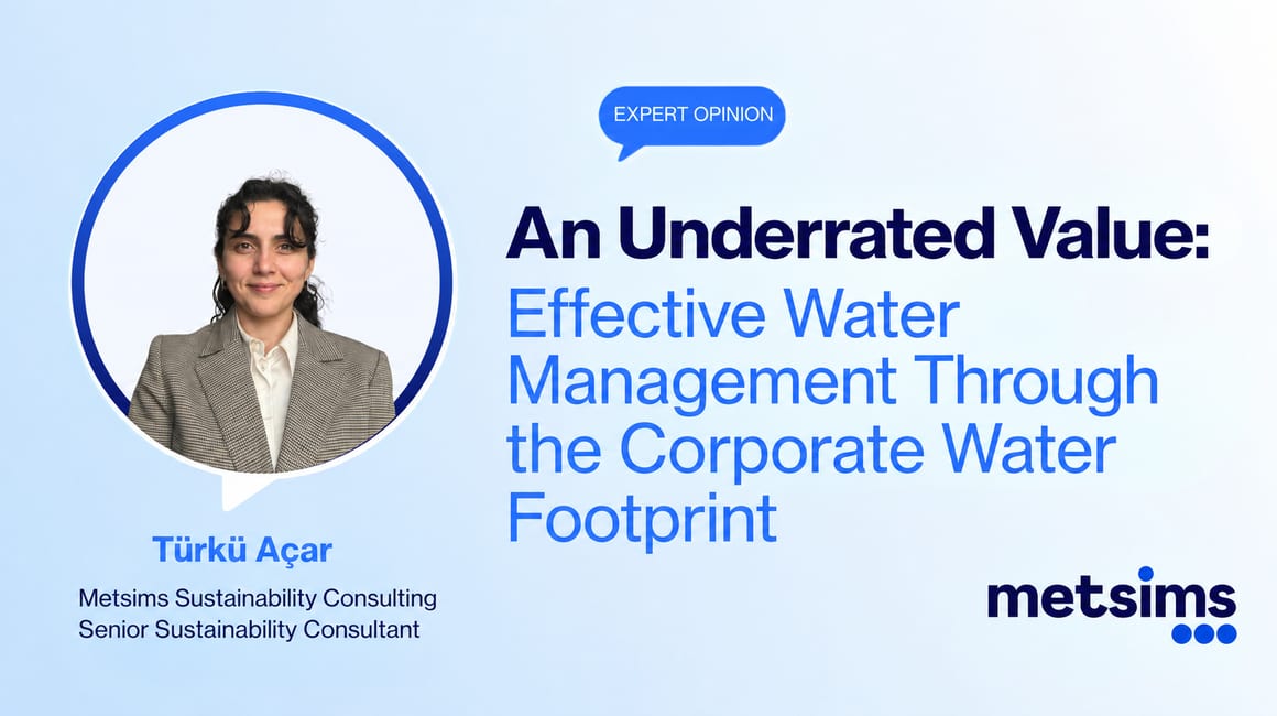 Expert Opinion card for the article "An Underrated Resource: Effective Water Management Through the Corporate Water Footprint"