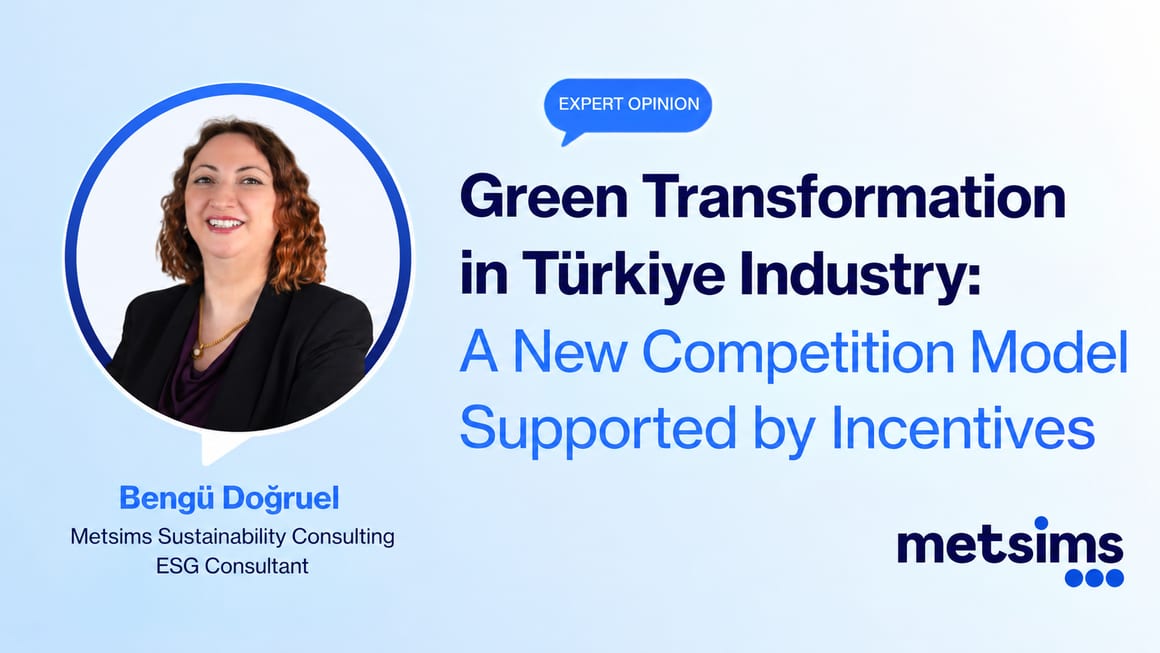 Expert Opinion card for the article "Green Transformation in Türkiye's Industry: A New Competitive Model Backed by Incentives"