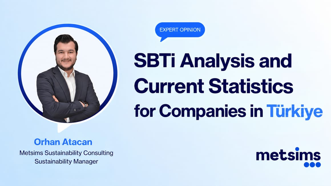 Expert Opinion card for the article "SBTi Analysis for Companies in Türkiye and Current Statistics"