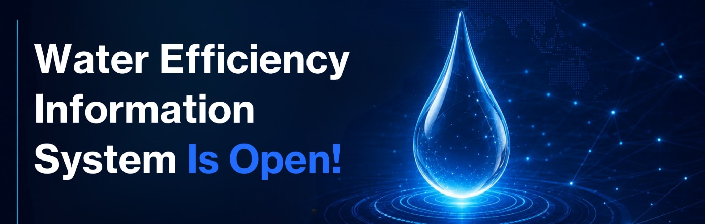 Metsims Sustainability Agenda card for "Water Efficiency Information System Is Now Open!"